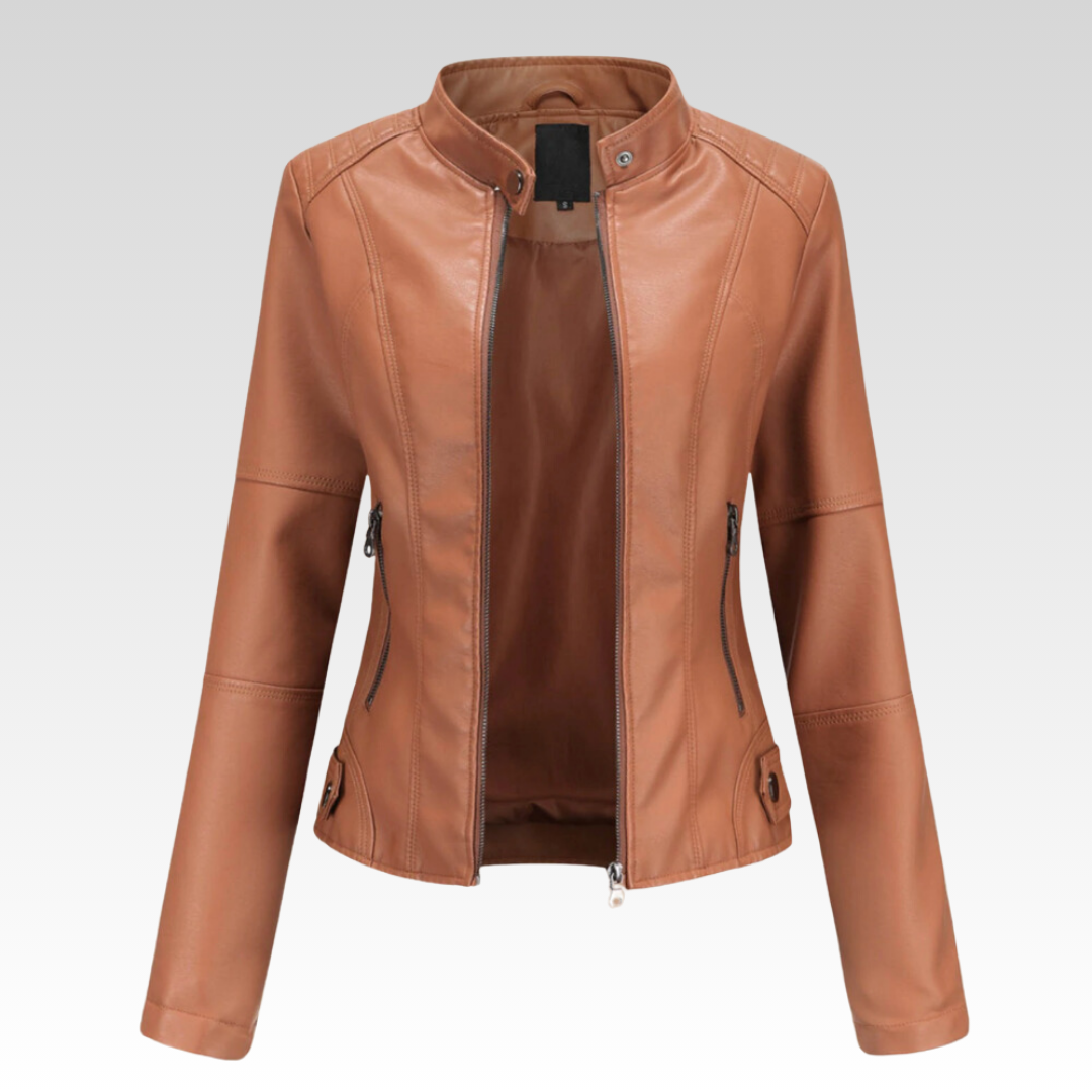 Modiva™ | Stilfuld læderjakke