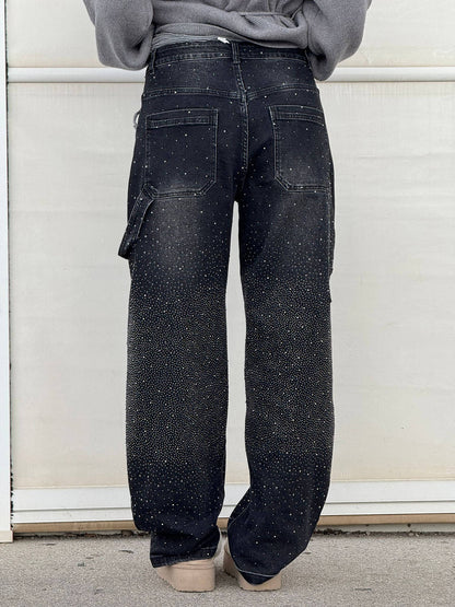 Gertrud™ | Stilfulde jeans med glitter