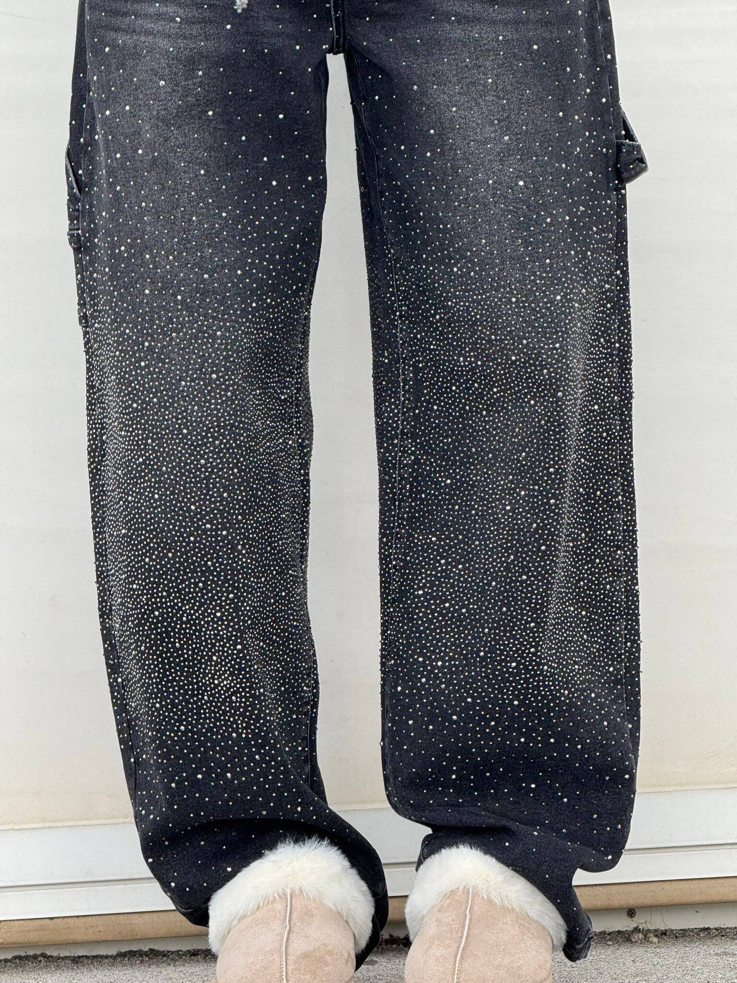 Gertrud™ | Stilfulde jeans med glitter