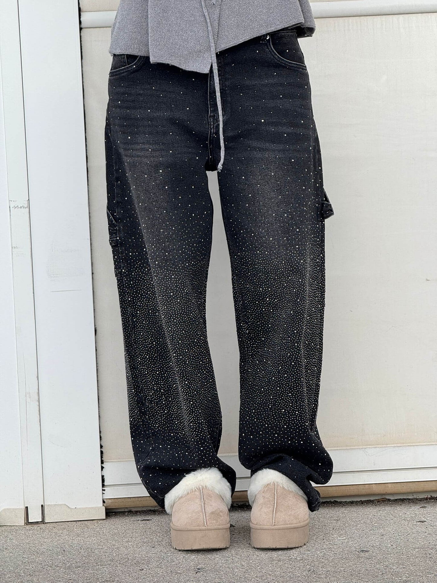 Gertrud™ | Stilfulde jeans med glitter