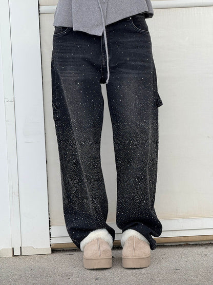 Gertrud™ | Stilfulde jeans med glitter