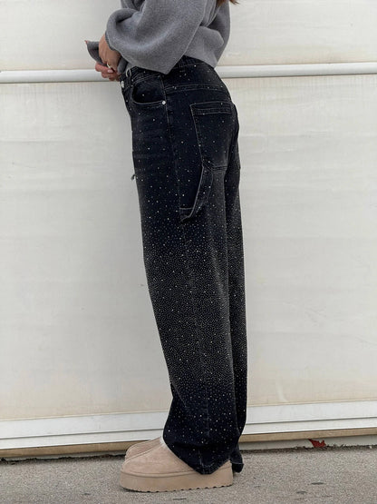 Gertrud™ | Stilfulde jeans med glitter