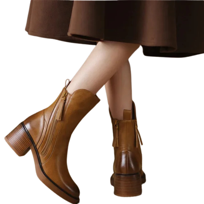 Modiva™ | Ankelstøvler i læder